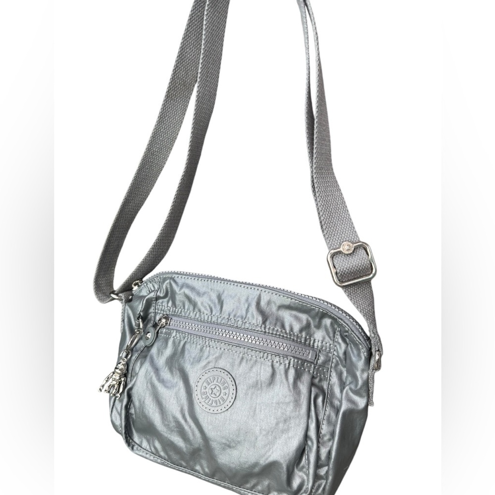 Kipling Sebastian Metallic Adjustable Crossbody B… - image 1
